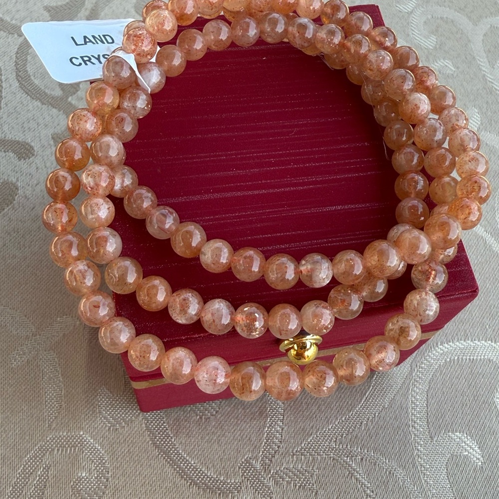 Orange Agate Bracelet